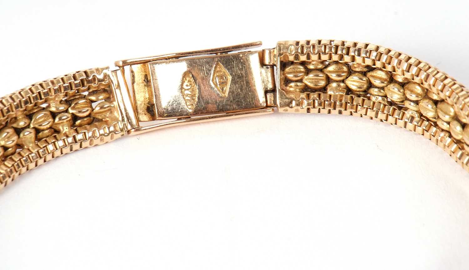 An 18ct gold ladies Rolex Precision with box and guarantee, stamped on the bracelet clasp and inside - Image 9 of 9