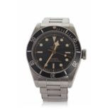 A Tudor Black Bay gents wristwatch, reference number 7230N, it has an automatic movement with a