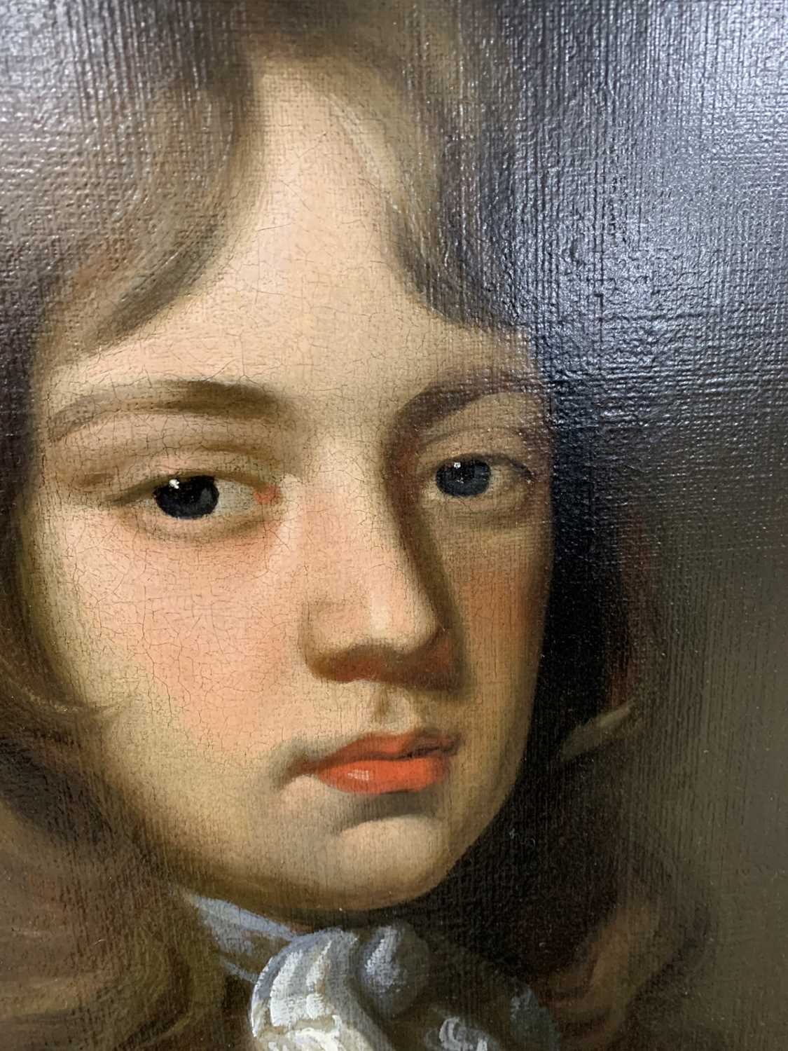 Attributed to Sir Godfrey Kneller (1646 -1723), Portrait of William Levinz (d.1747), son of - Image 3 of 6