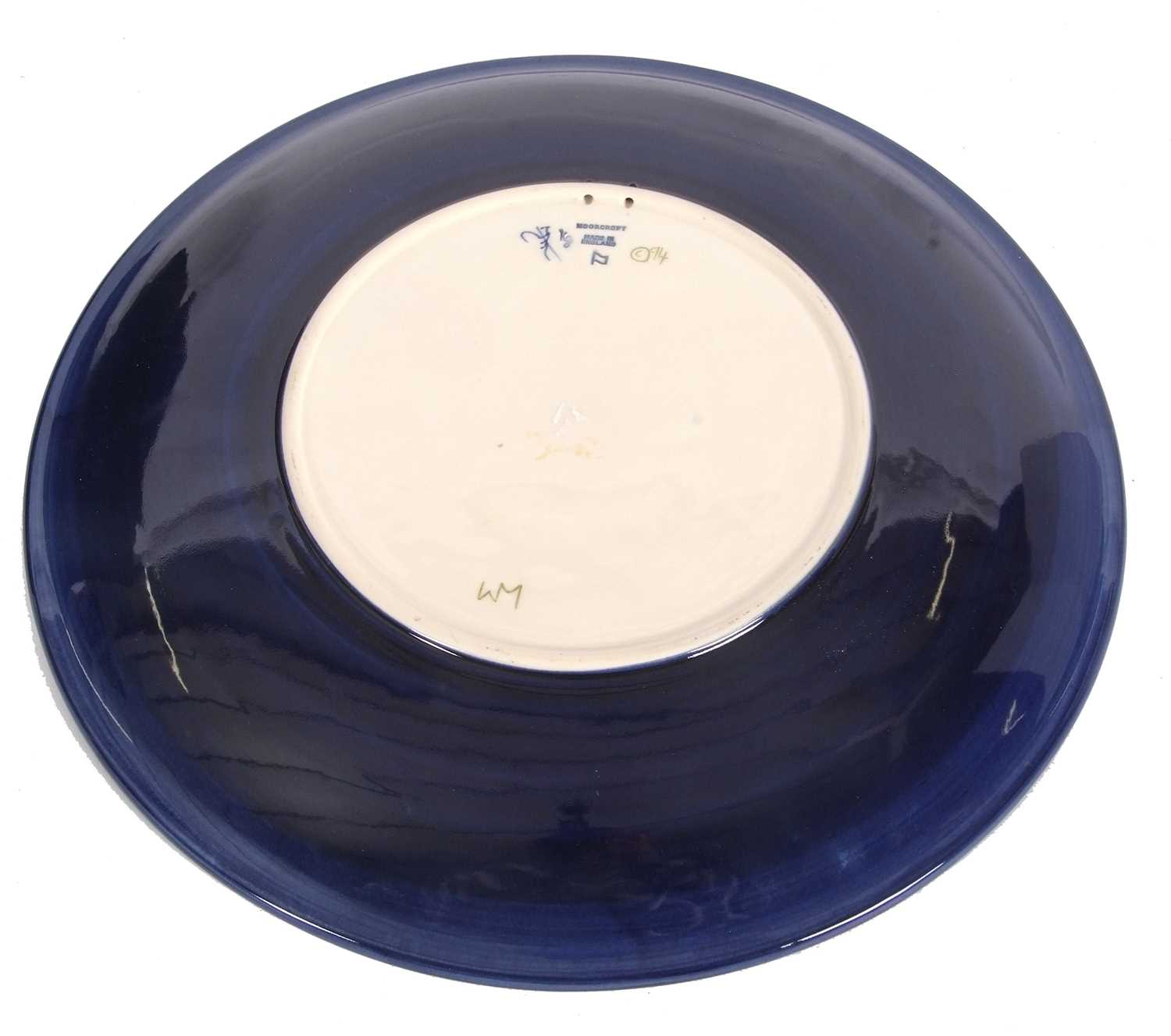 A Moorcroft Kyoto charger with original box 35cm diameter - Image 4 of 5
