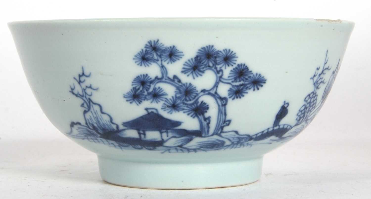 A Chinese porcelain blue and white bowl from the Nanking Cargo with Christies label to base and - Image 2 of 6