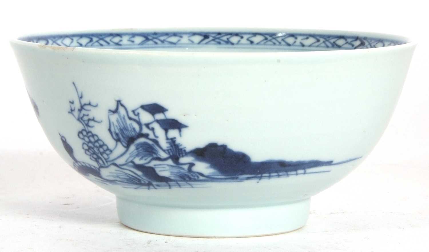 A Chinese porcelain blue and white bowl from the Nanking Cargo with Christies label to base and - Image 4 of 6