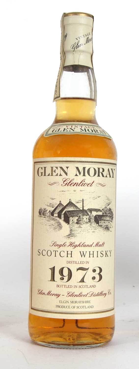 Glen Moray Glenlivet Vintage 1973 Aingle Highland Malt Whisky, 75cl, in original wooden presentation - Image 4 of 10