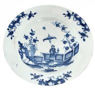 Lowestoft Porcelain Plate c.1765