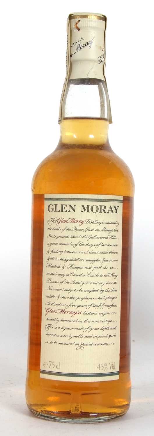 Glen Moray Glenlivet Vintage 1973 Aingle Highland Malt Whisky, 75cl, in original wooden presentation - Image 5 of 10