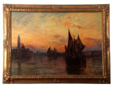 Thomas Hodgson Liddell RBA (British, 1860-1925), 'Venice 1907', oil on canvas (relined), signed,