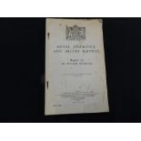 SIR WILLIAM BEVERIDGE: SOCIAL INSURANCE AND ALLIED SERVICES, London, HMSO, 1942 first edition,