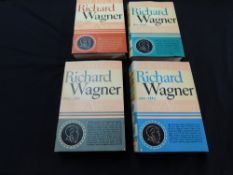 ERNEST NEWMAN: THE LIFE OF RICHARD WAGNER, New York, Alfred A Knopf, 1966, 4 vols, spines gilt