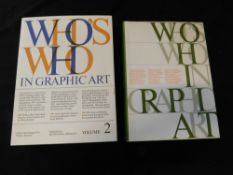 WALTER AMSTUTZ (Ed): WHO'S WHO IN GRAPHIC ART, Zurich, Amstutz & Herdeg Graphis Press/Dubendors,