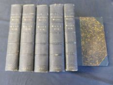 FRIEDRICH SCHILLER: SCHILLER'S SAMMTLICHE WERKE, Stuttgart, Cottascher Verlag, 1862, 12 vols in 6,