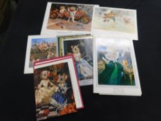 Terence Tenison Cuneo (1907-1996) a collection of 13 signed and inscribed Christmas cards to with