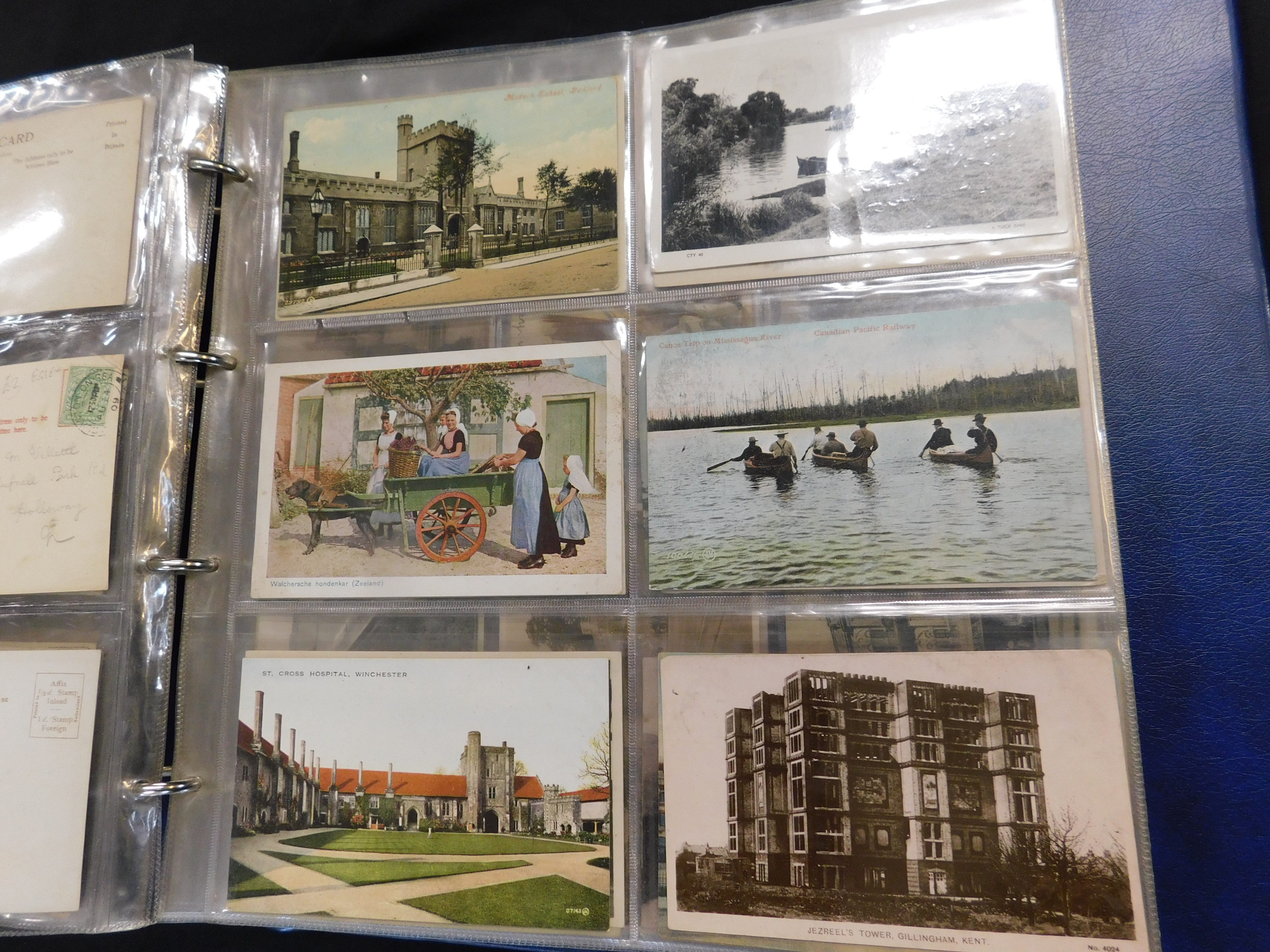 Modern postcard album containing circa 190 picture postcards, mainly UK topographical including some - Image 2 of 3