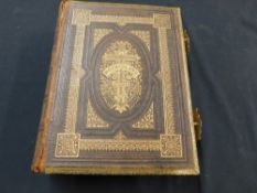 BROWN'S SELF-INTERPRETING FAMILY BIBLE... Glasgow, James Semple, circa 1870, coloured plates,
