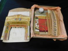 POLLOCKS Toy Theatre, modern reproduction of a Victorian model, unconstructed, as new, approx 340 mm