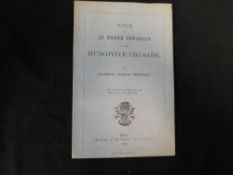 ALGERNON CHARLES SWINBURNE: NOTE OF AN ENGLISH REPUBLICAN ON THE MUSCOVITE CRUSADE, London, Chatto &