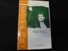 MARIE JONES: A NIGHT IN NOVEMBER, Dublin, New Island Books, 1995 (150), signed, original cloth d/
