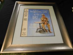 GAVIN LYALL: THE WRONG SIDE OF THE SKY, original pen ink and watercolour, art work for the book