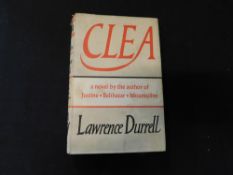 LAWRENCE DURRELL: CLEA, London, Faber & Faber, 1960 first edition, original cloth d/w, (price