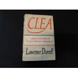 LAWRENCE DURRELL: CLEA, London, Faber & Faber, 1960 first edition, original cloth d/w, (price
