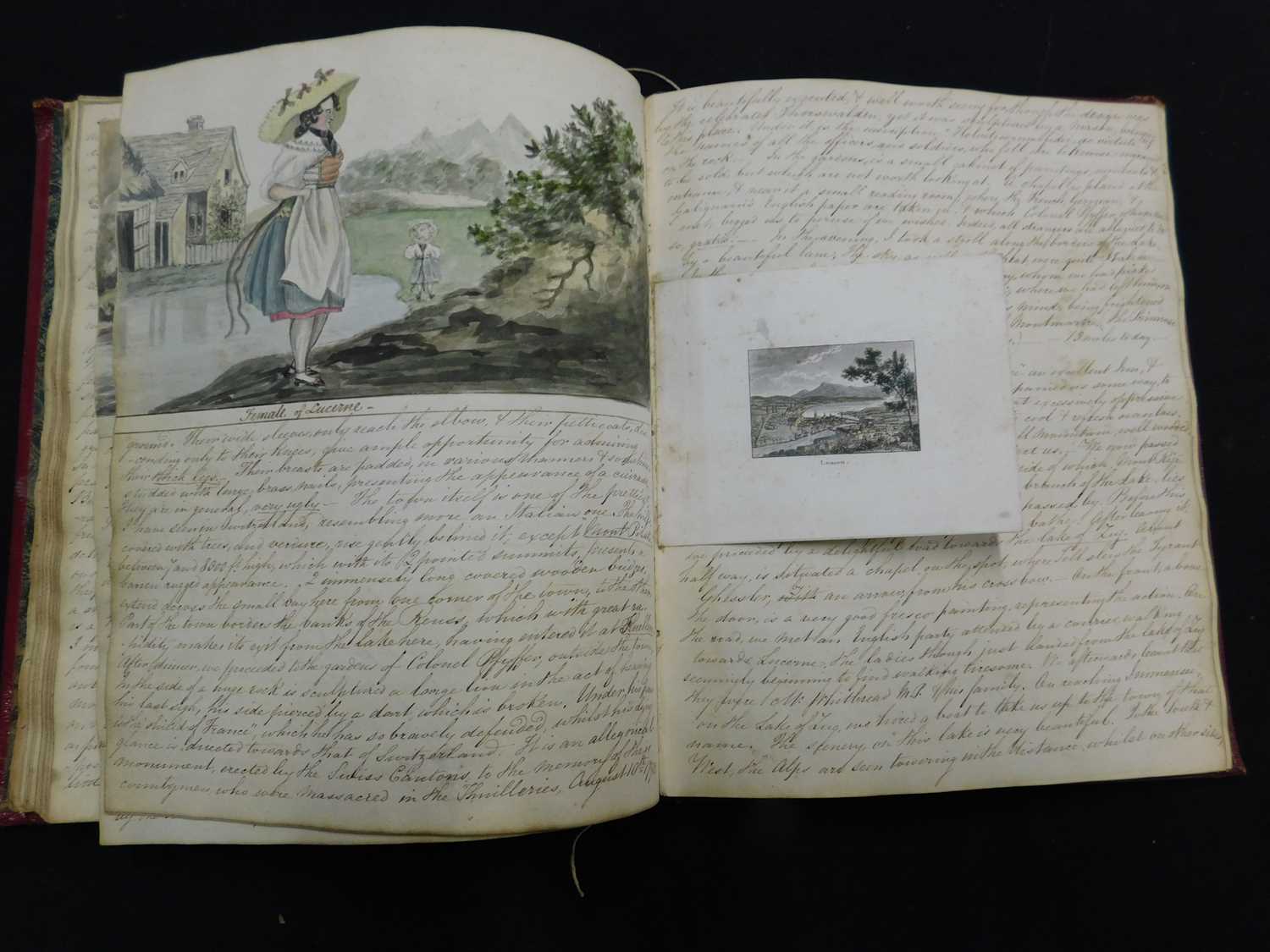 A LATE GEORGIAN MANUSCRIPT TRAVELOGUE by an anonymous young Scotsman, 5 manuscript travels - Image 4 of 6