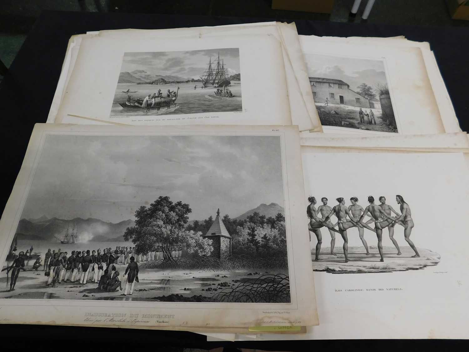 Box good quantity of 19th Century and earlier engraved prints