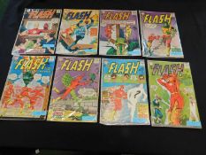 THE FLASH, 1963-64, DC Comic Nos 140-141, 143-144, 146-149, 4to, original pictorial wraps (8)