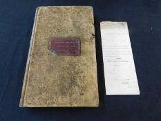 MANOR OF GRIMSTONE RECTORY IN NORFOLK, manuscript court book, 1803-1925, large quantity of entries