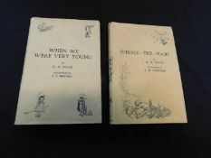 ALAN ALEXANDER MILNE: 2 Titles: WINNIE-THE-POOH, ill E H Shepard, London, Methuen, 1927, fifth