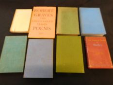 ROBERT GRAVES: THE GREEN-SAILED VESSEL POEMS, Hatfield, The Stellar Press, 1971, (536), (500),