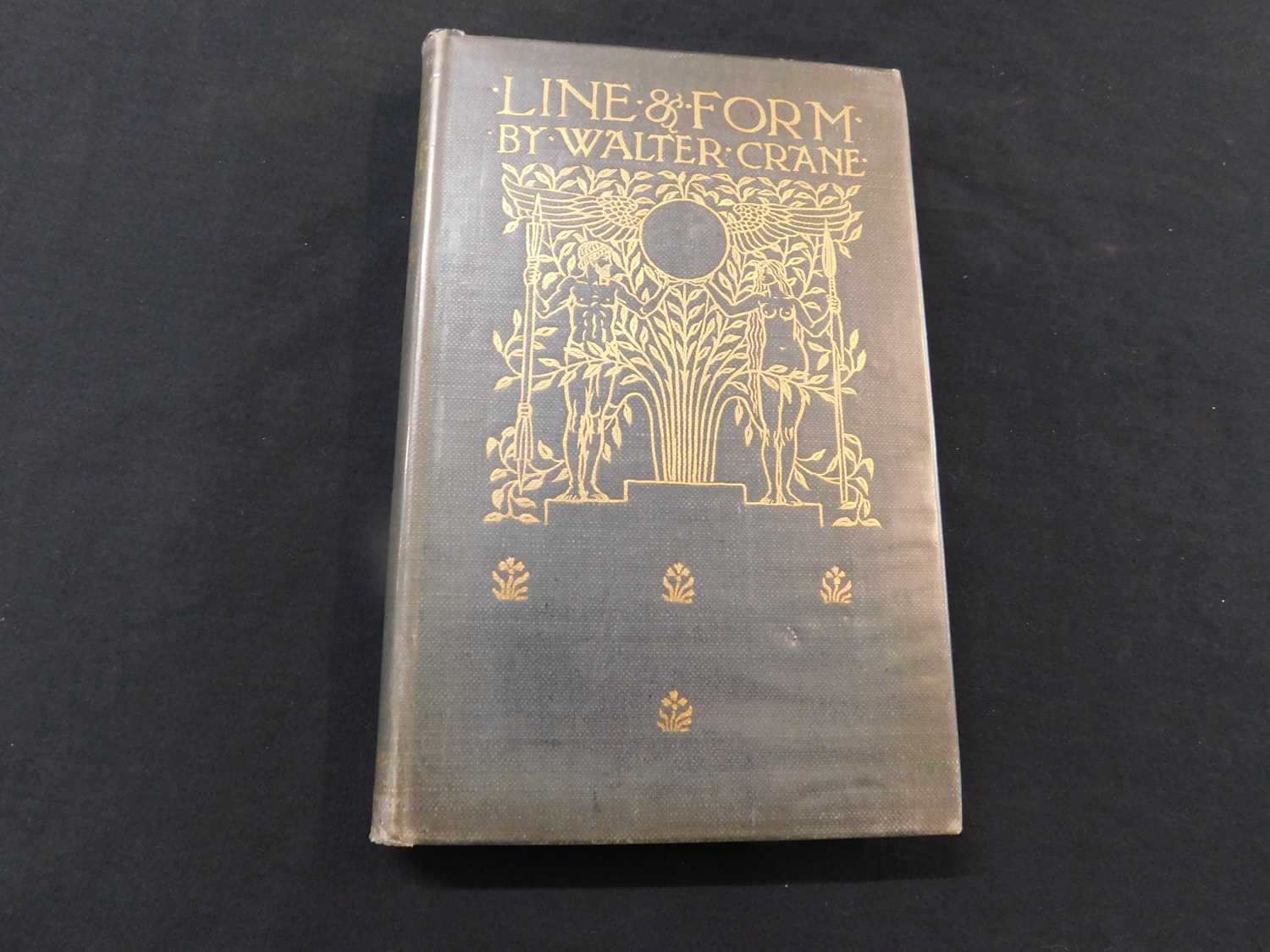 WALTER CRANE: LINE & FORM, London, George Bell & Sons, 1900, first edition, original decorative