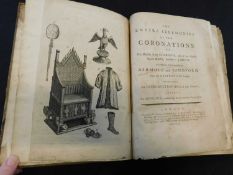 [ELIAS ASHMOLE]: THE ENTIRE CEREMONIES OF THE CORONATIONS OF HIS MAJESTY KING CHARLES II AND OF