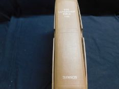 THE COVERDALE BIBLE, intro S L Greenslade, Folkestone, W Dawson 1975, 1st facsimile edition from The