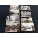 Packet - 50 plus Norwich floods 1912 picture postcards including a good quantity of real photos