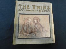 CECIL ALDIN: THE TWINS, London, Henry Frowde, 1910, first edition, 24 coloured plates as called for,