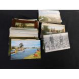 Packet - 120 plus Norfolk Villages & Towns picture postcards plus a few Suffolk, good quantity