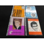 Ring binder containing 7 vintage pop music programs, Gerry and the Pacemakers, Roy Orbison/Freddie