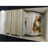 Shoebox - 350 plus mainly early 20th Century comic picture postcards, various artists and