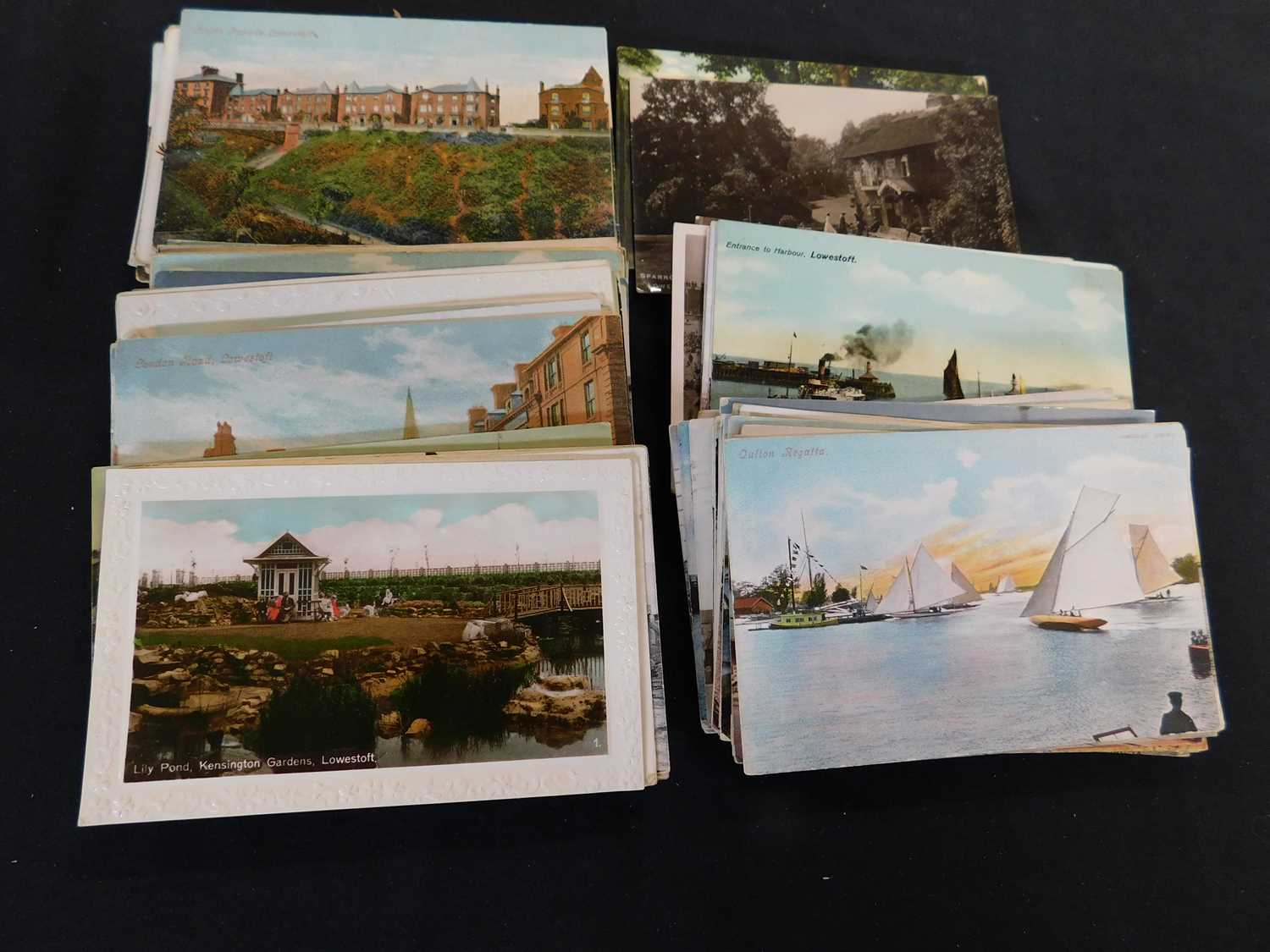 Packet - 100 plus Lowestoft picture postcards