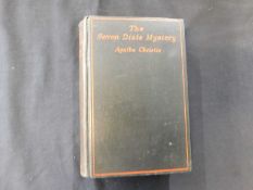 AGATHA CHRISTIE: THE SEVEN DIALS MYSTERY, London, W Collins, 1929 first edition, 6pp adverts at end,