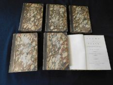 WILLIAM HAYLEY: POEMS AND PLAYS, London for T Cadell, 1788 new edition, 6 vols, old half calf marble