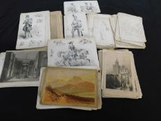 Packet - Good quantity of engraved prints, mainly 19th Century and earlier