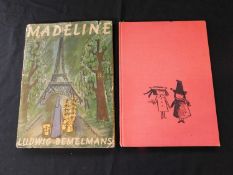 LUDWIG BEMELMANS: 2 Titles: MADELINE, London, Derek Verschoyle [1952], first edition, folio,