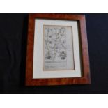 OWEN & BOWEN: THE ROAD FROM KINGS LYNN - NORWICH - GREAT YARMOUTH engraved hand coloured road map,
