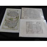 Packet - 7 assorted engraved Norfolk maps, mainly 18th Century (7)