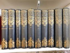 SAMUEL PEPYS: THE DIARY, Ed Henry B Wheatley, London, George Bell & Sons, 1893-1910, 10 vols, vols 1