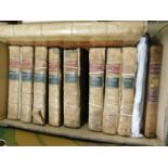 1 box - Hume & Smollett History of England - 8 vols etc