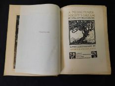 WILLIAM SHAKESPEARE: A MIDSUMMER-NIGHTS DREAM, ill A Rackham, London, William Heinemann, 1914 new