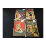 PACKET: EIGHT ASSORTED COMICS COMPRISING DC ACTION COMICS SUPERGIRL, 1969, Number 373, C D C Sheriff