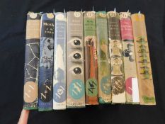 9 Volumes of various New Naturalist: E B Ford "Butterflies", 1945, first edition, Fraser