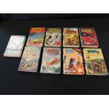 W E JOHNS collection of nine various first edition BIGGLES titles, viz BIGGLES & THE BLACK MASK (